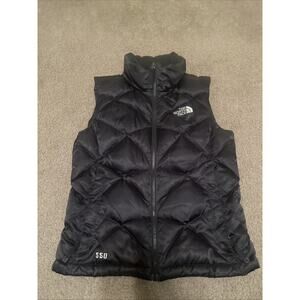 The North Face Aconcagua Vest Womens XS Black 550 Down Puffer Quilted Outdoor